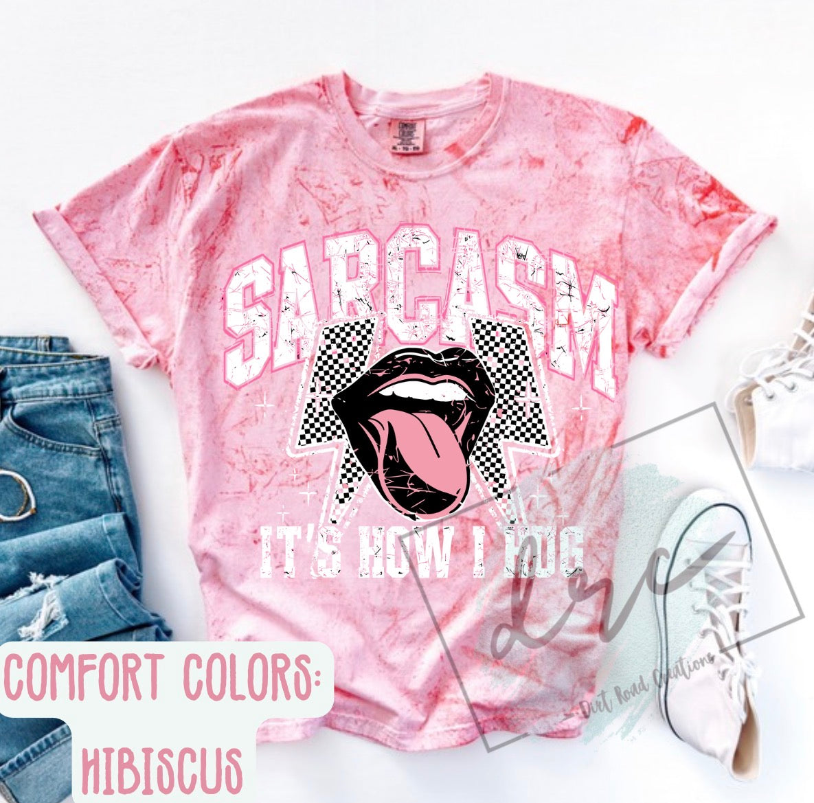 Sarcasm graphic tee