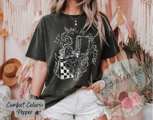 Burn the damn bridge graphic tee