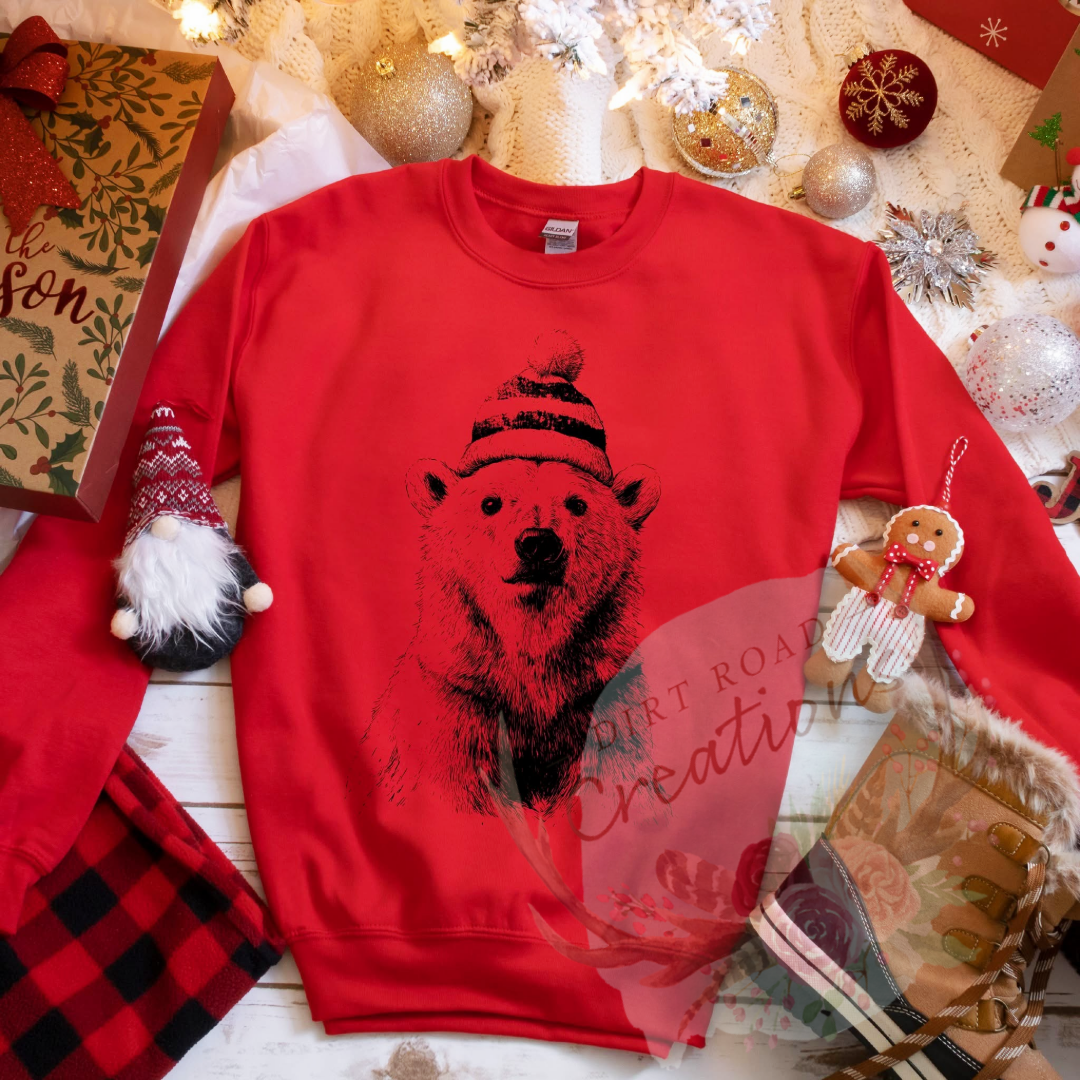 Polar Bear screen print tee