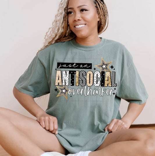 Antisocial graphic tee
