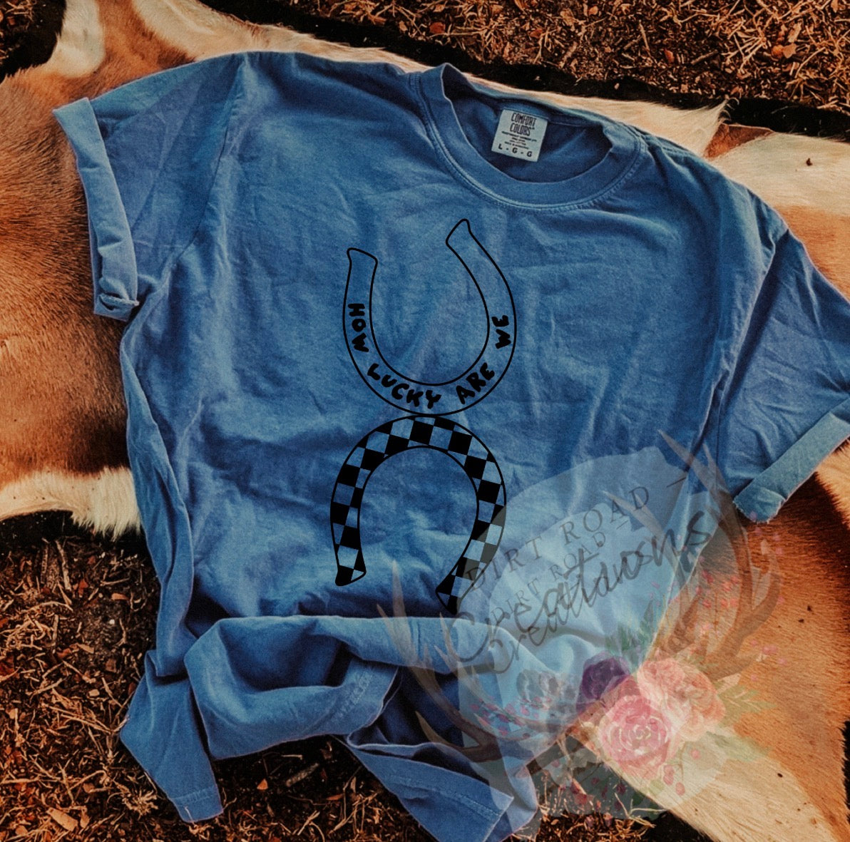 Horseshoes graphic tee