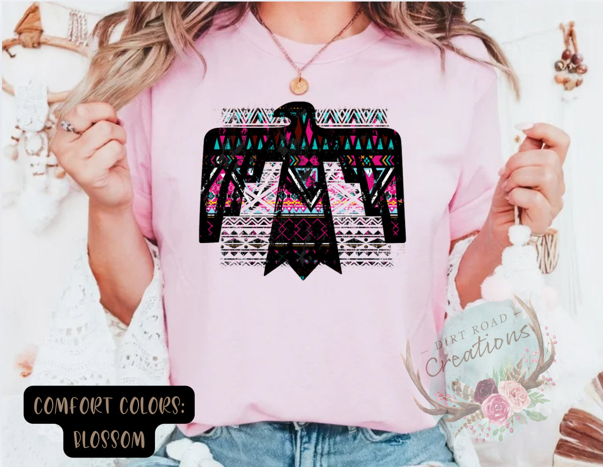 Colored Freebird graphic tee