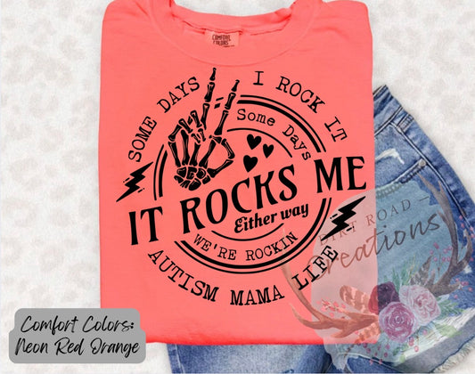 Autism mama graphic tee