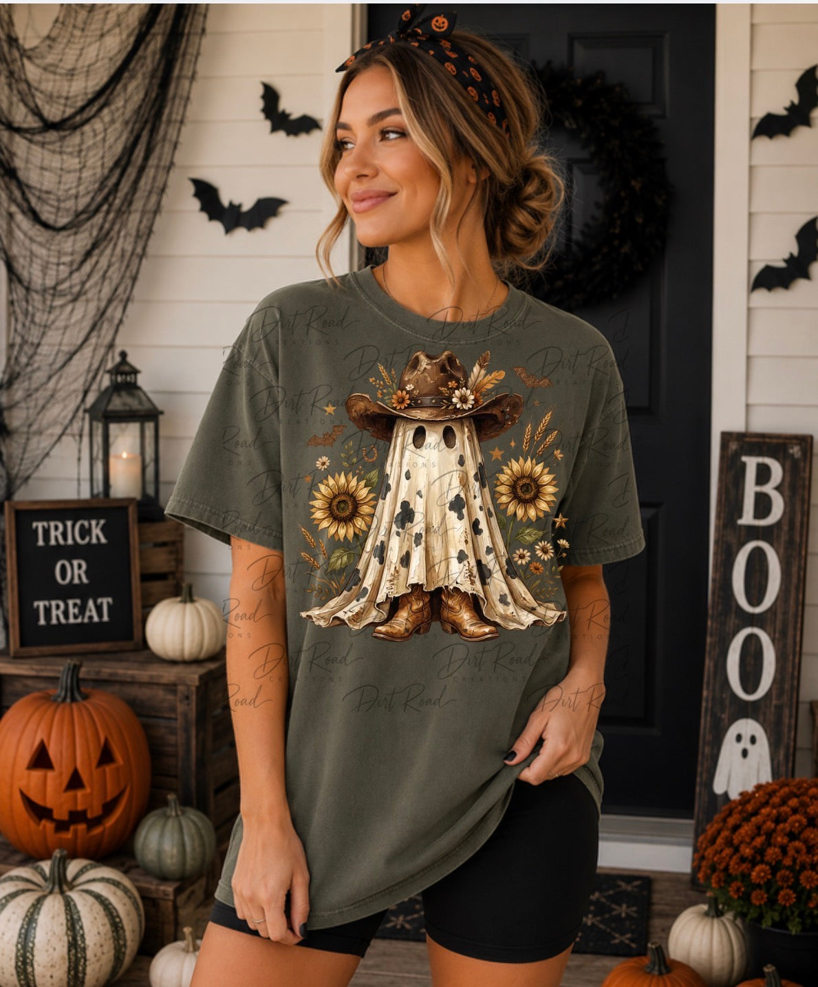 Cowboy ghost graphic tee