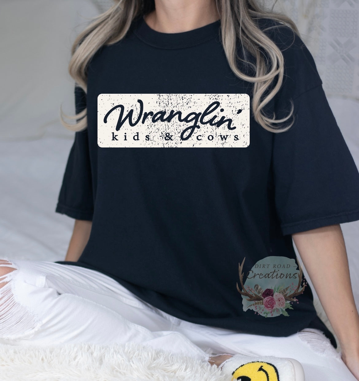 Wranglin' Kids & Cows Graphic Tee