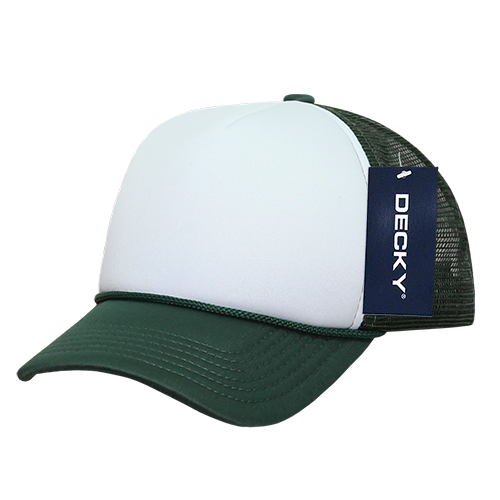 Decky 7010 - Kids, Youth Trucker Foam Hats, Mesh Back - 7010: Navy/White