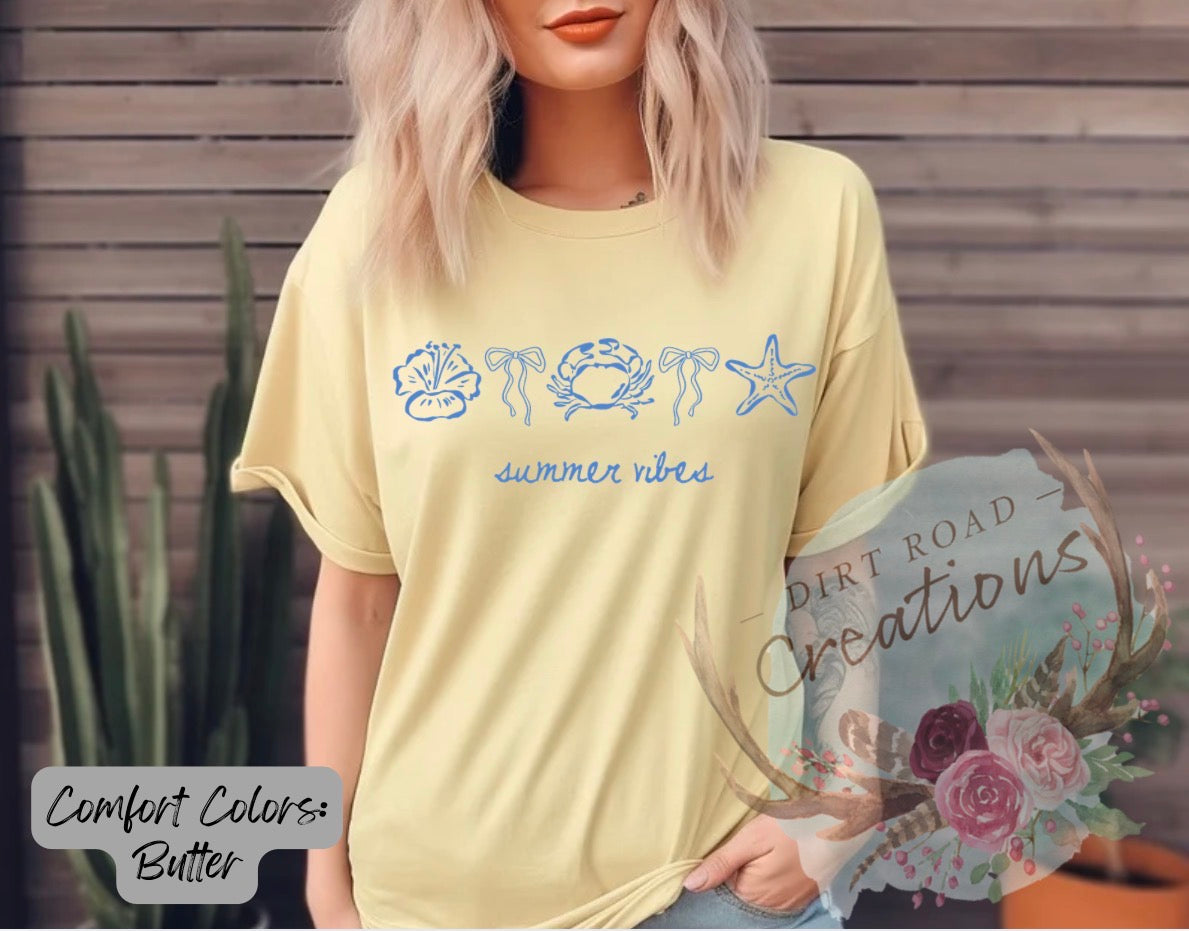 Summer vibes graphic tee