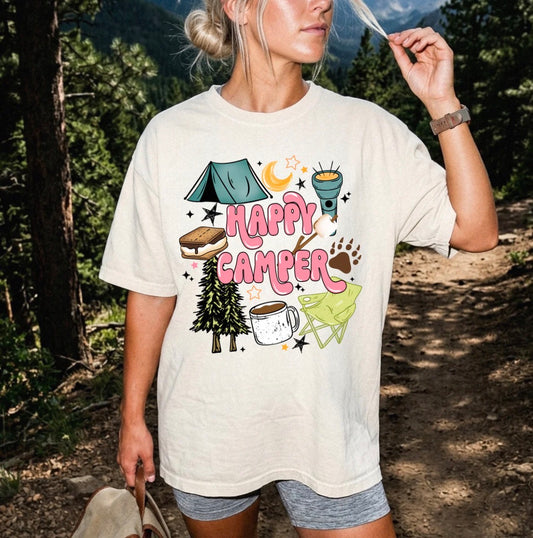 Happy Camper graphic tee