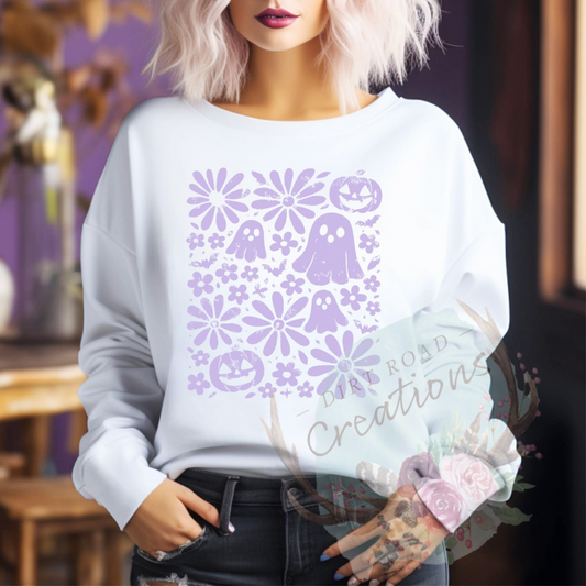 Cutesy Ghosts screen print TEE