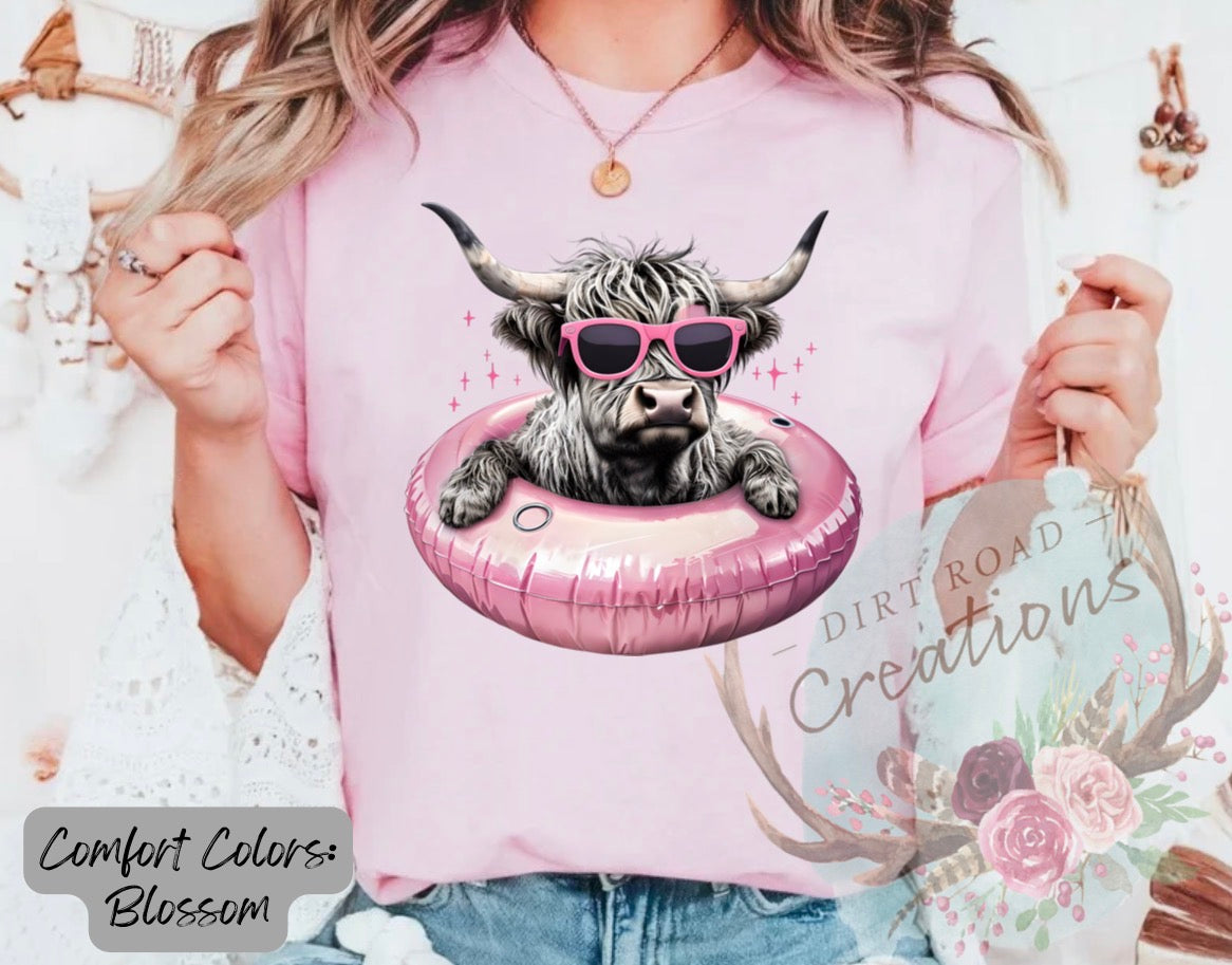 Floaty highland graphic tee