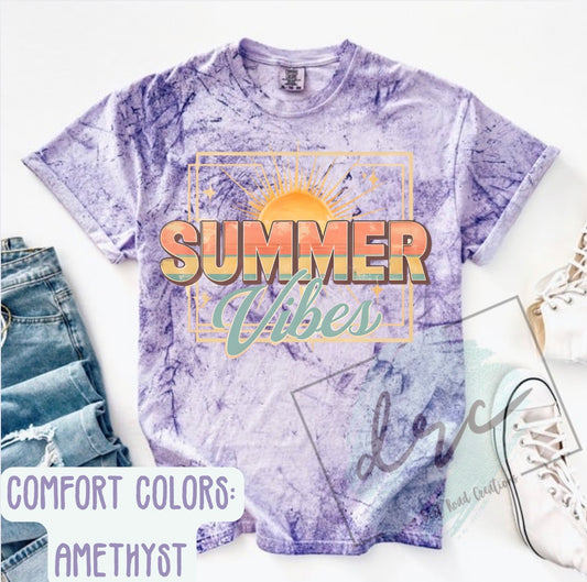 Summer vibes again graphic tee
