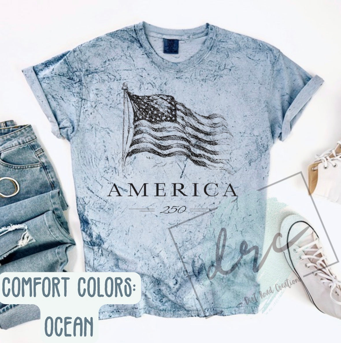 Monotone America graphic tee