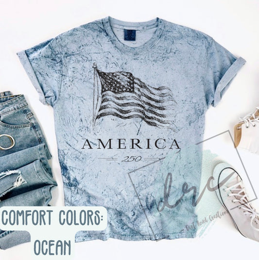 Monotone America graphic tee