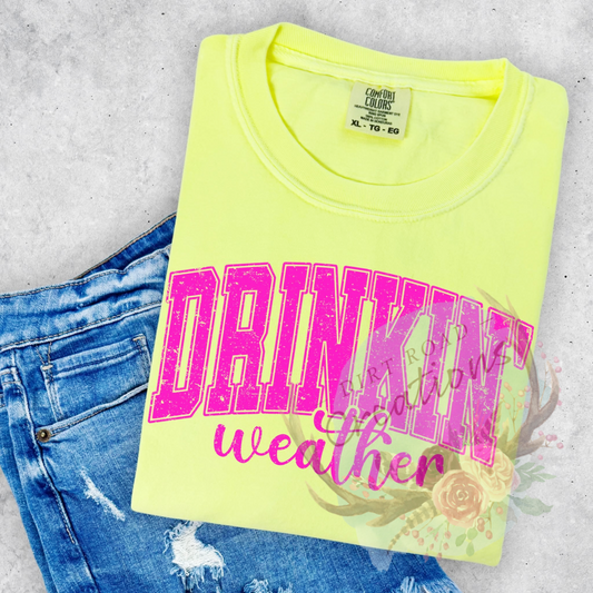 Drinking weather tee