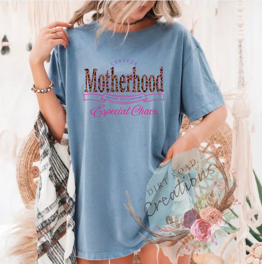 Motherhood graphic tee