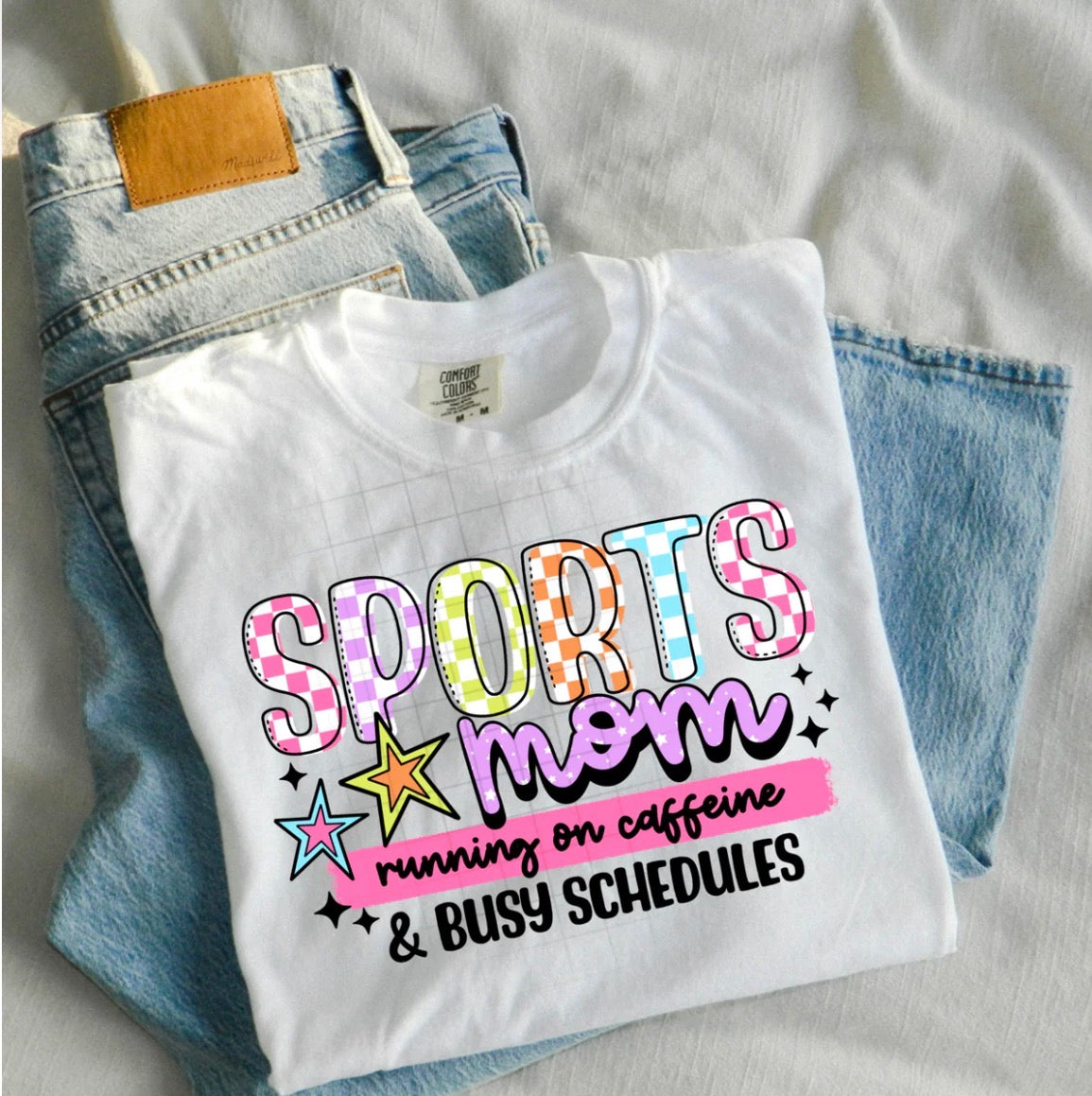 Sports mom graphic tee