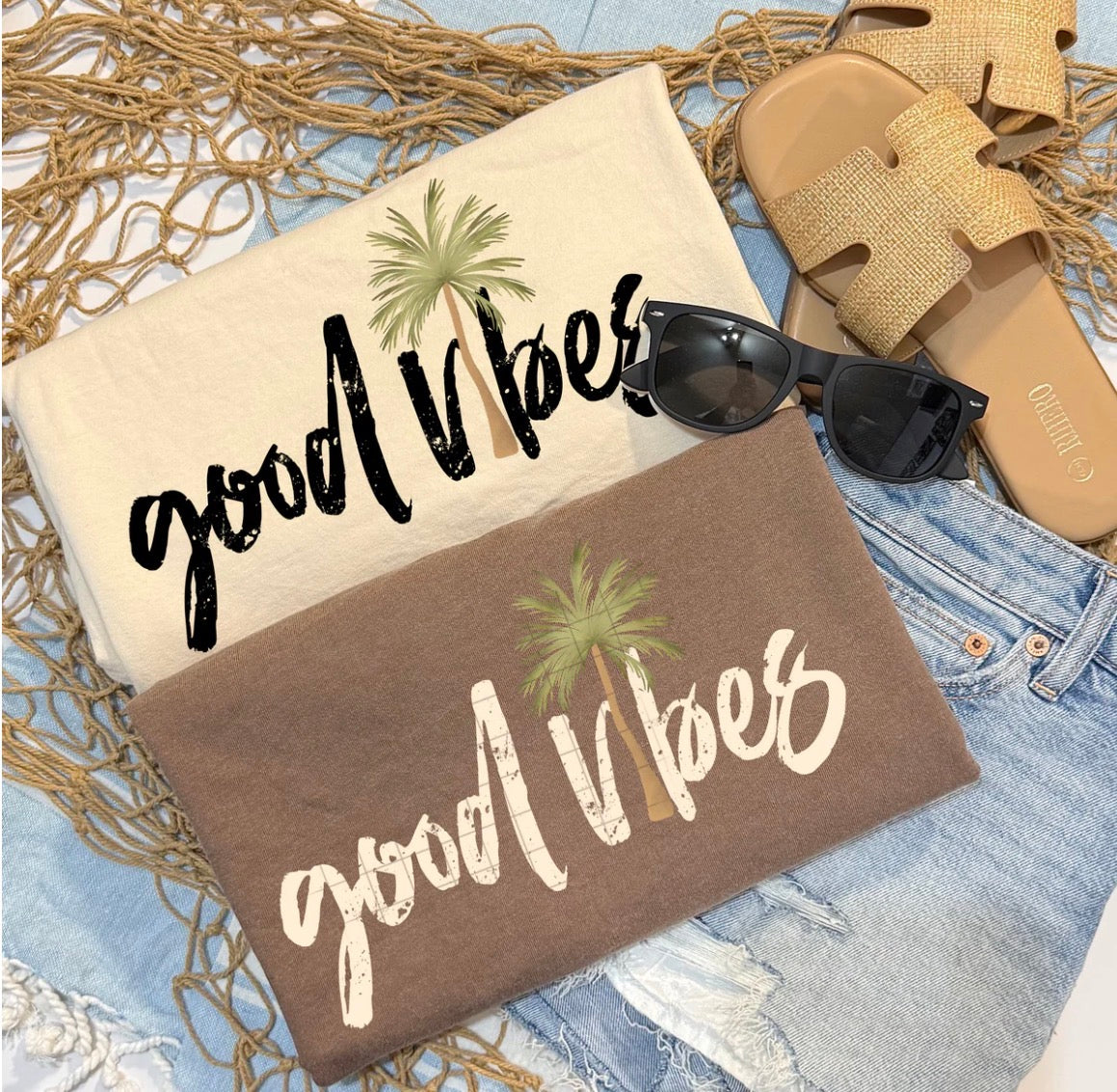 Good vibes graphic tee