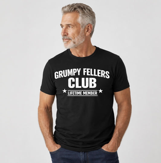 Grumpy fellers graphic tee