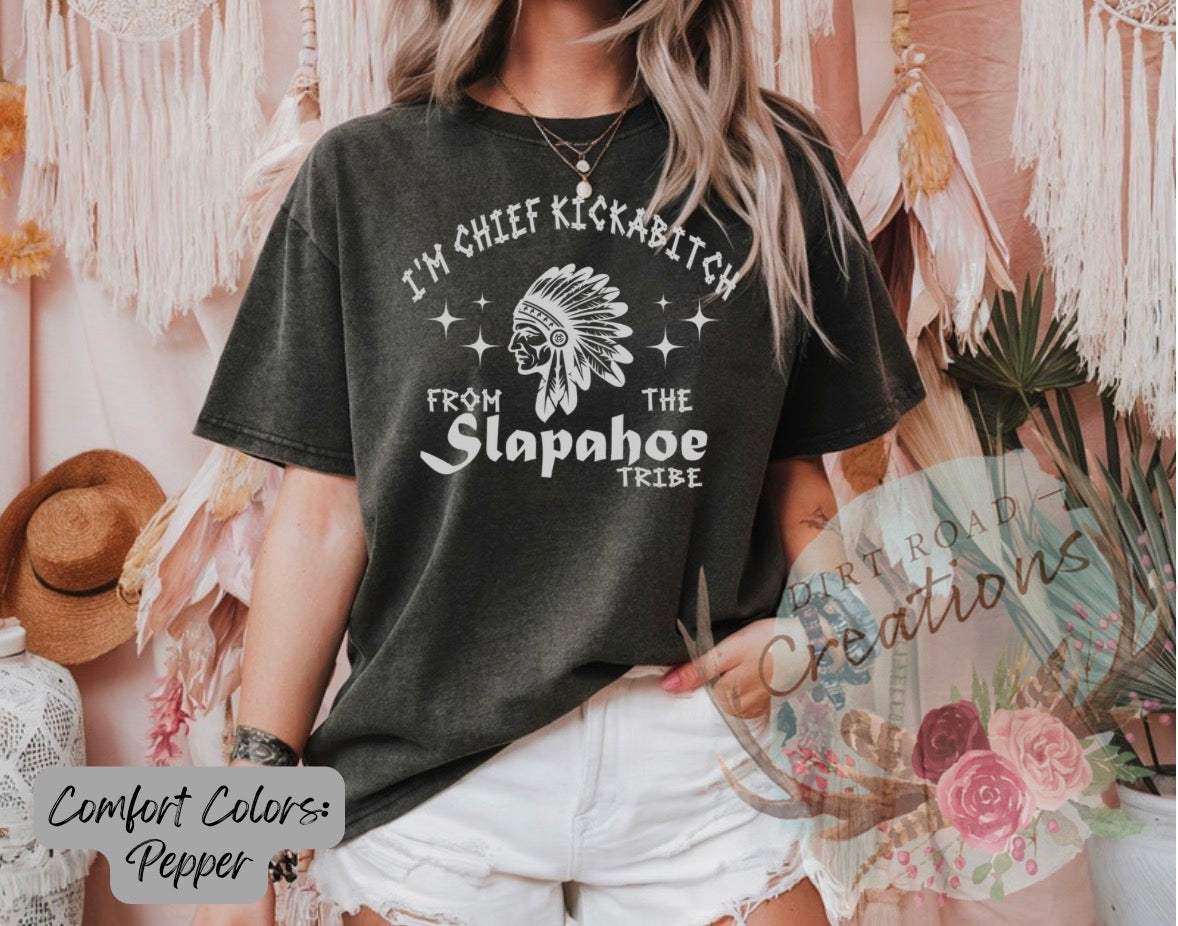 Slapahoe (silver) graphic tee