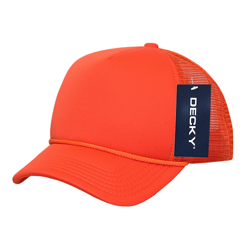 Decky 7010 - Kids, Youth Trucker Foam Hats, Mesh Back - 7010: Navy/White