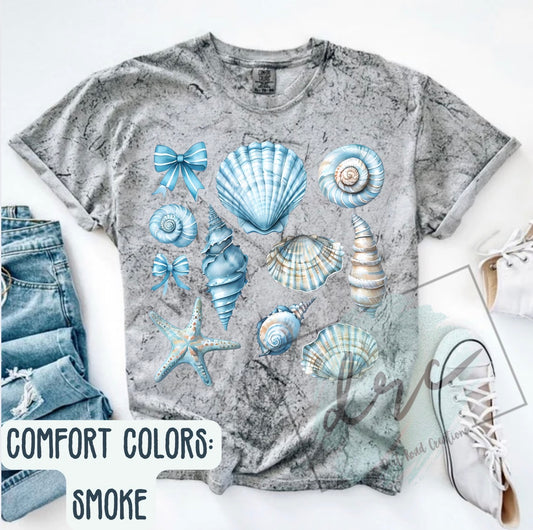 Seashells graphic tee