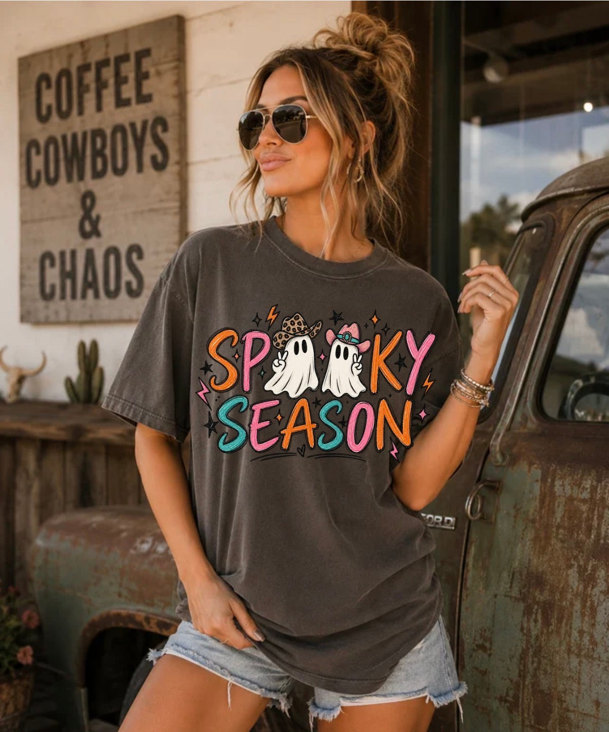 Spooky season graphic tee