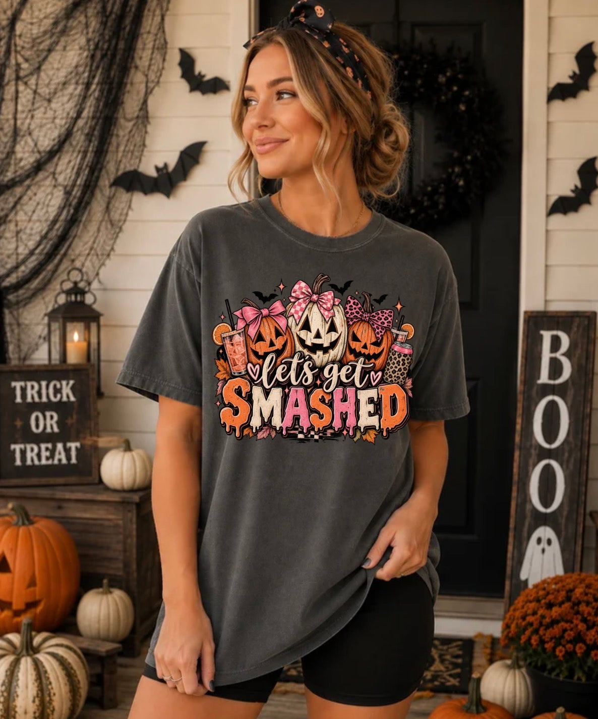 Lets get smashed graphic tee