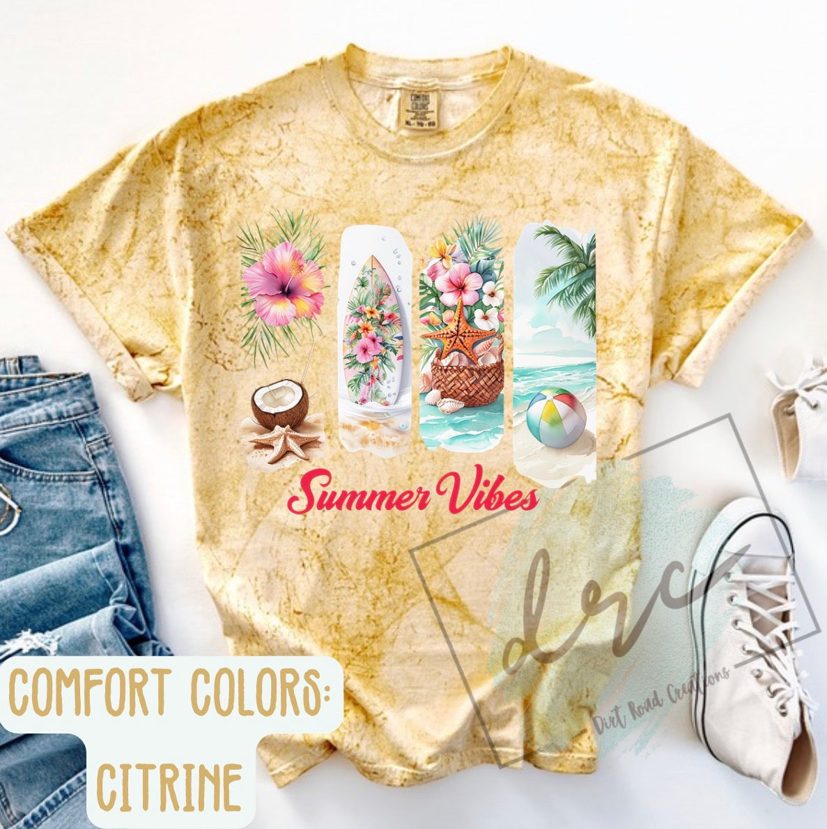 Summer vibes graphic tee