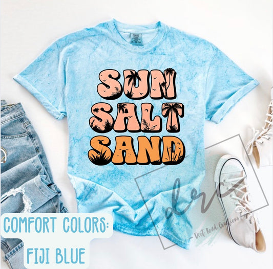 Sun salt sand graphic tee