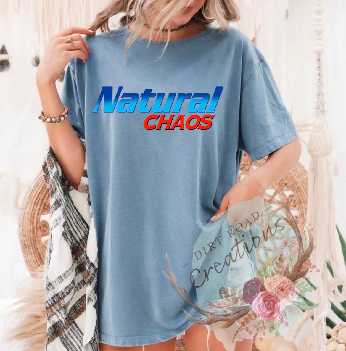 Natural chaos graphic tee