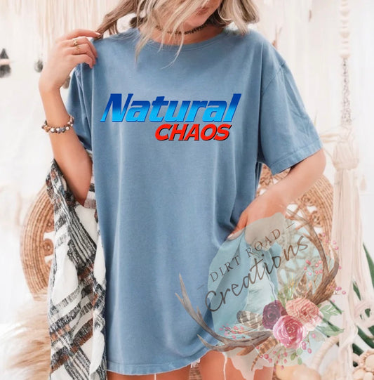 Natural chaos graphic tee