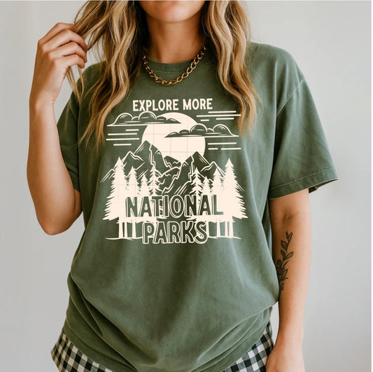 National Parks graphic tee