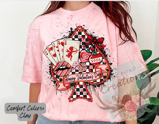 Cupid spade graphic tee