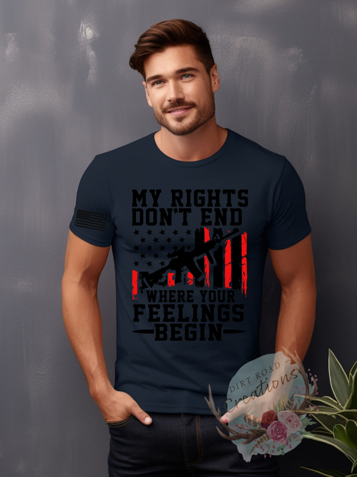 My Rights Don’t End Graphic - Mens Tee