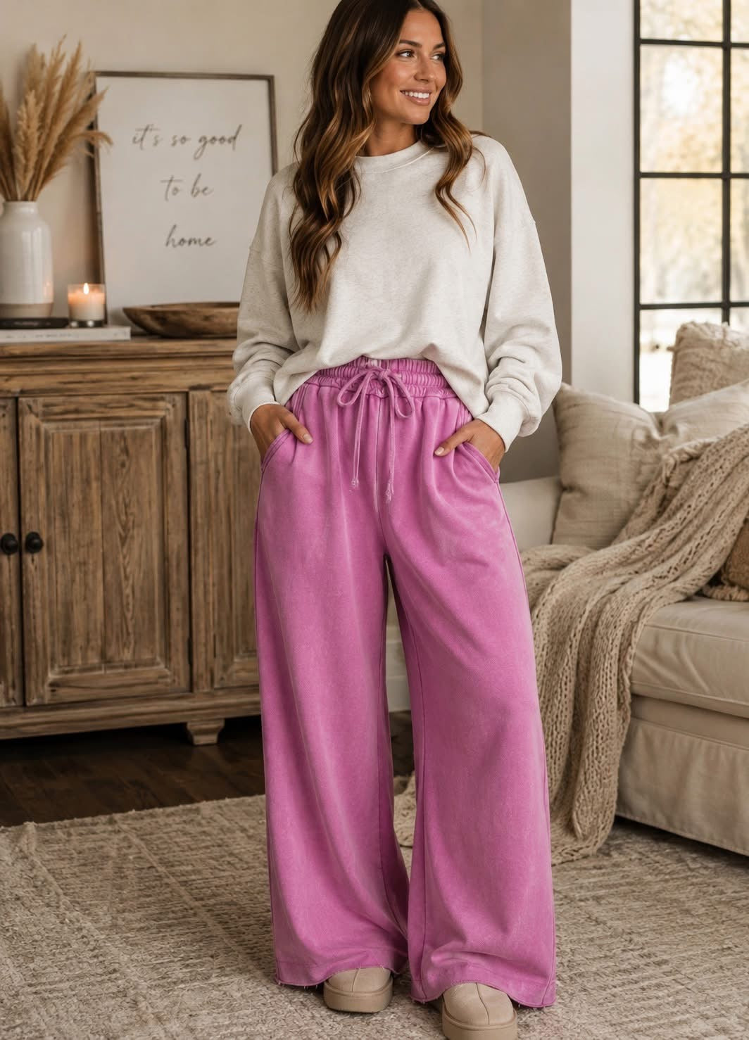 Preorder: After hours wide leg pant