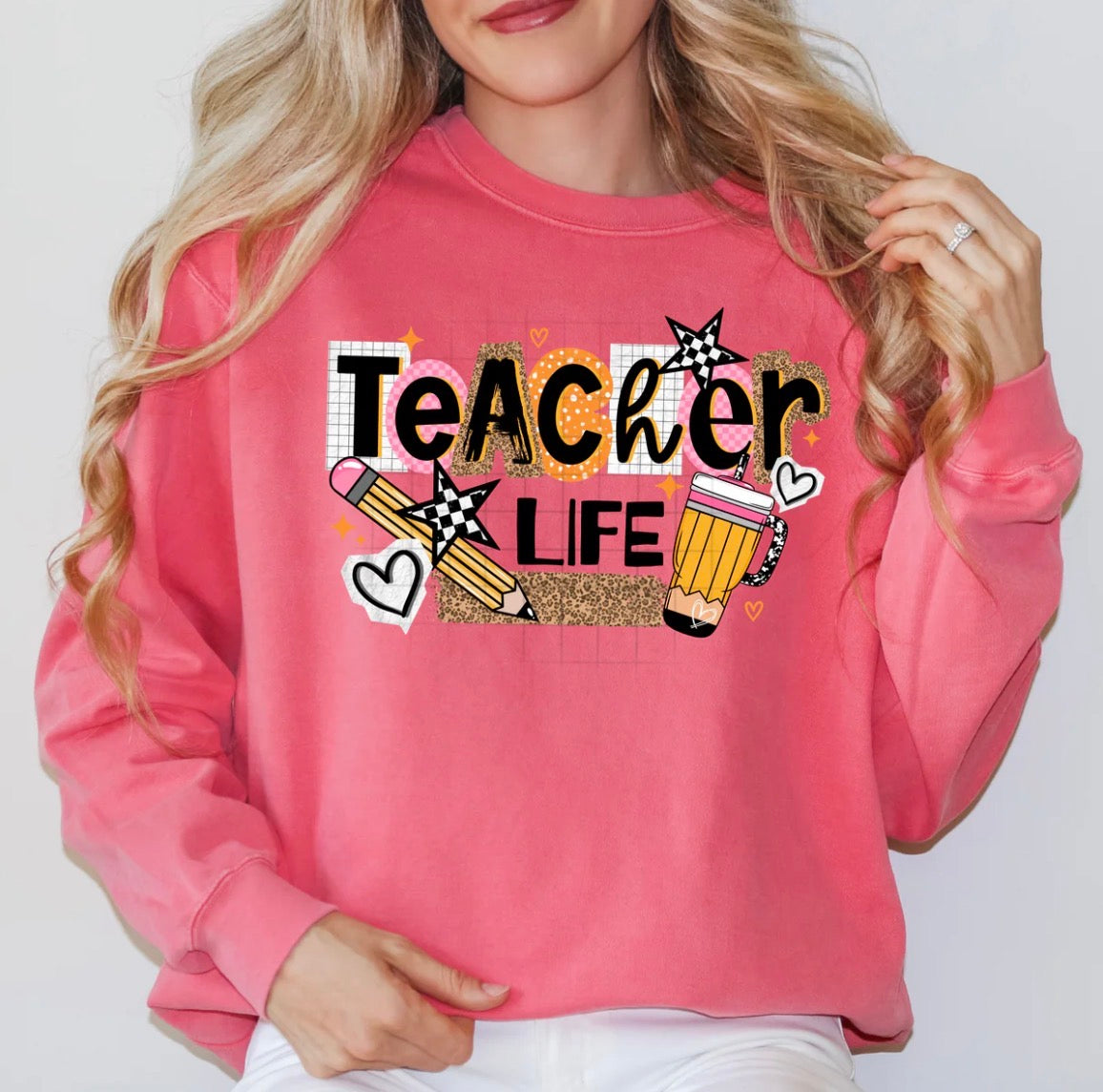 Teacher life graphic tee