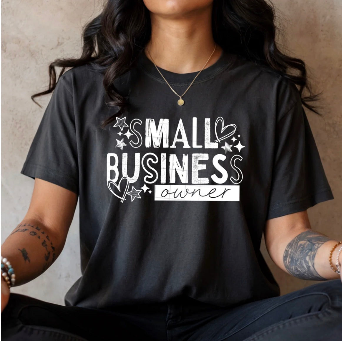 Small business owner graphic tee