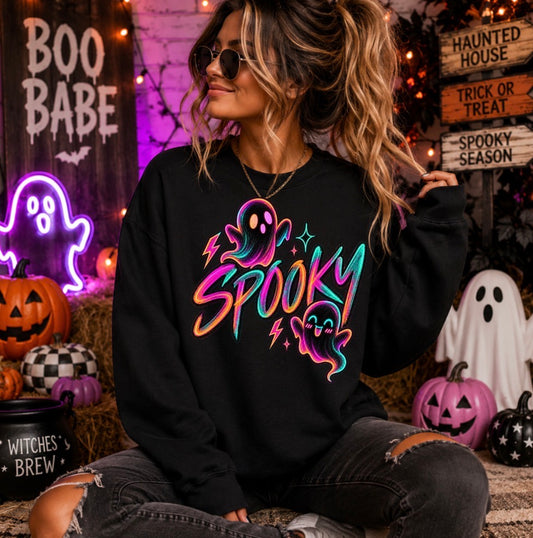 Neon Spooky sweatshirt
