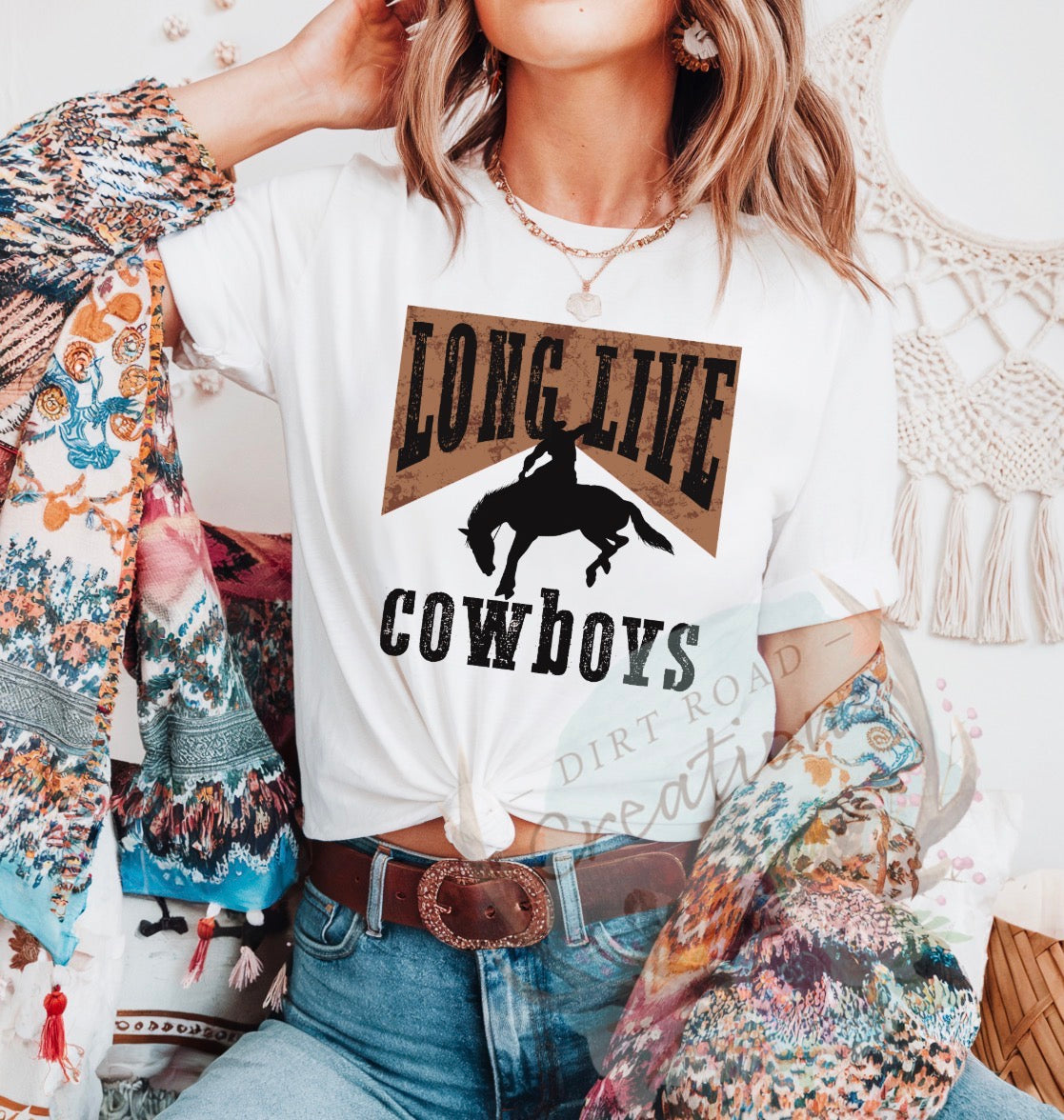 Long live cowboys graphic tee