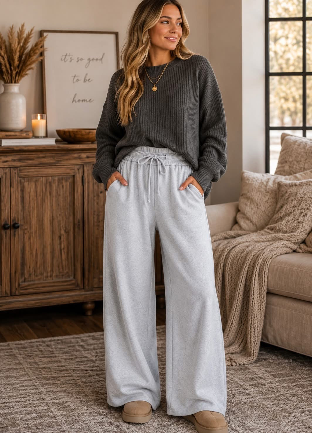 Preorder: After hours wide leg pant