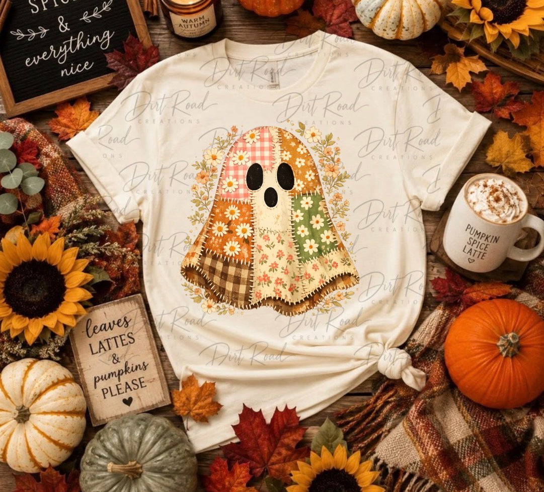 Quilt ghostie graphic tee