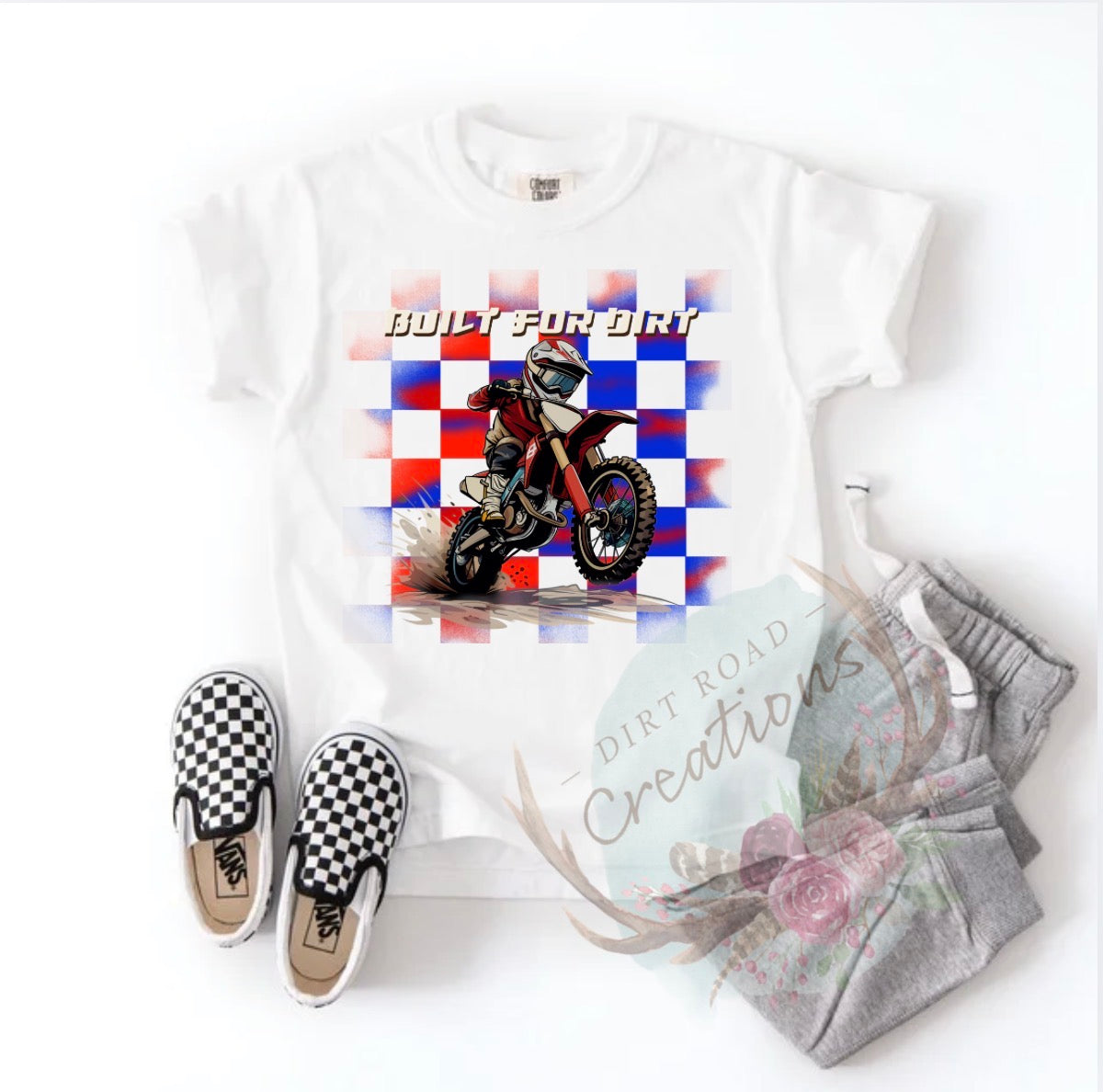 Built for dirt graphic tee