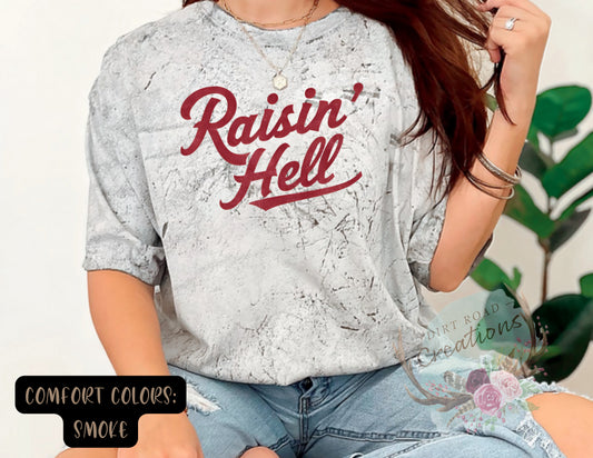 Raisin Hell graphic tee