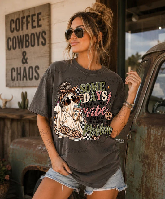 Some days graphic tee