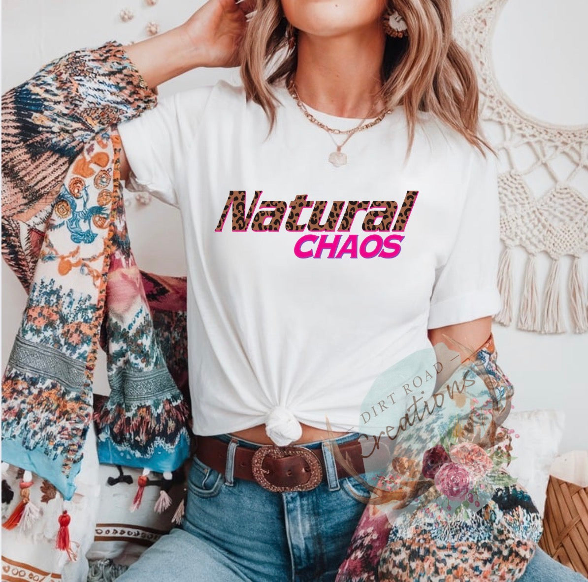 Natural chaos graphic tee