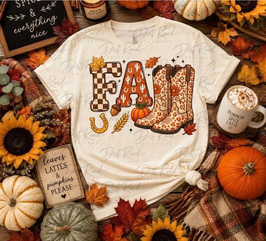 Fall graphic tee