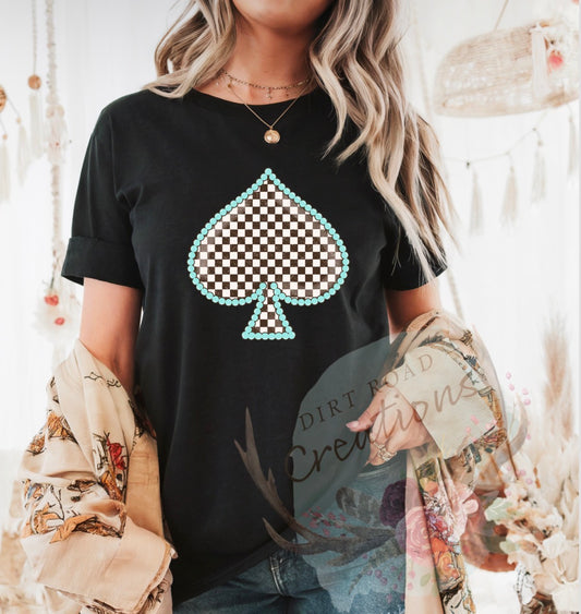 Spade graphic tee