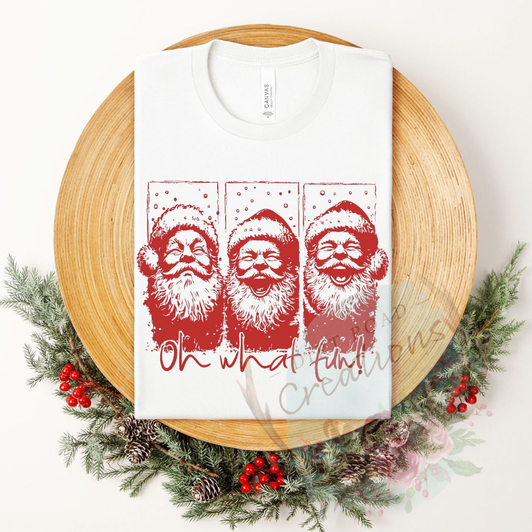 Oh what fun screen print tee