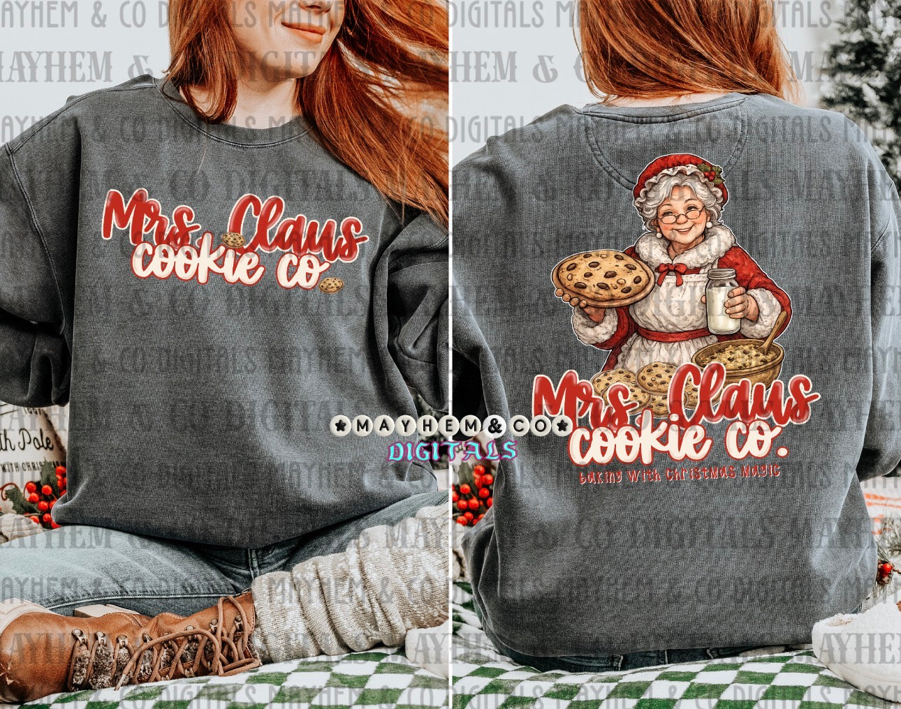 Mrs. Claus graphic tee
