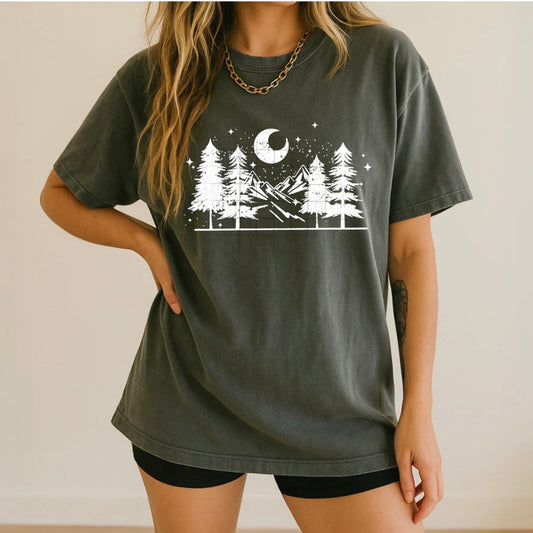 Night sky graphic tee